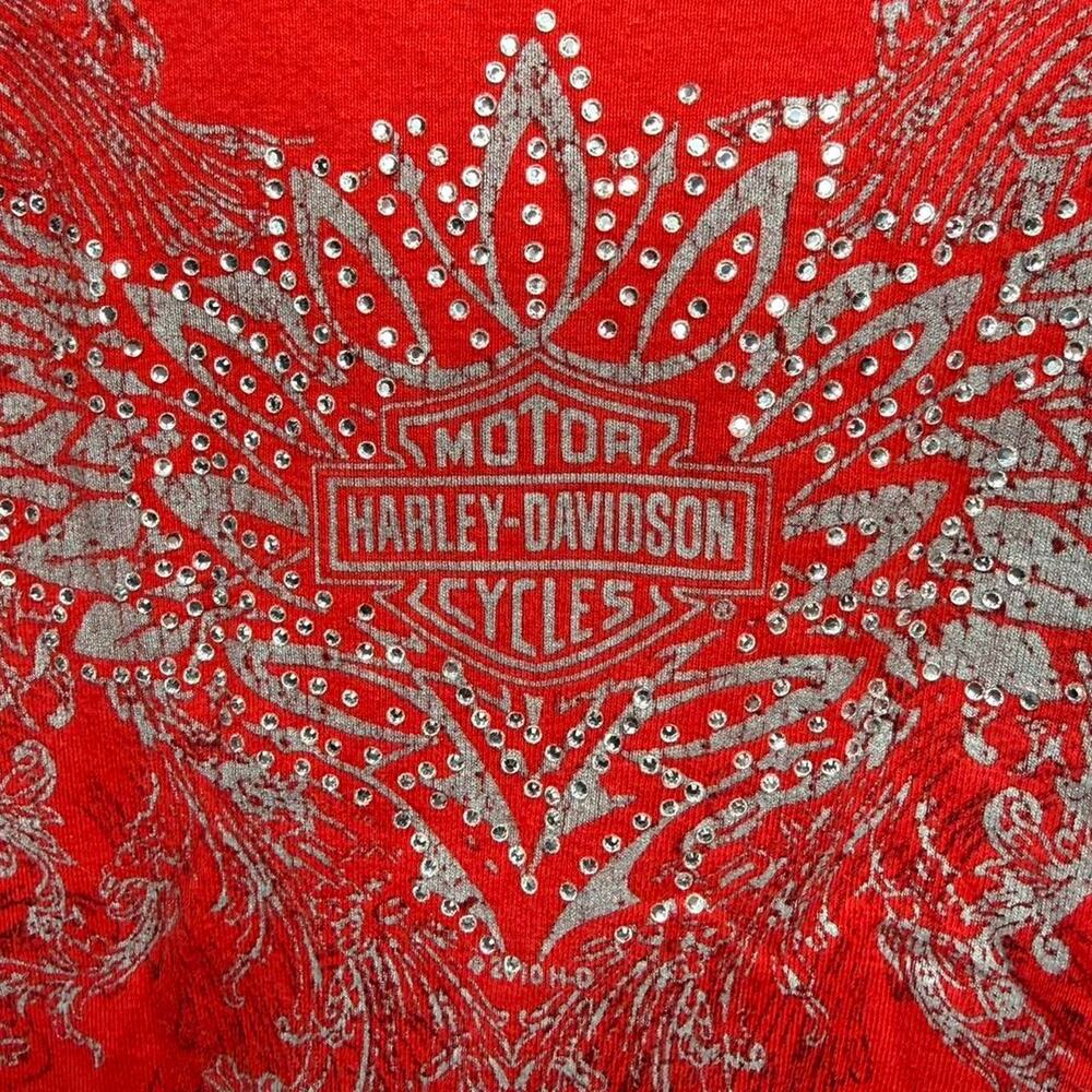 Harley Davidson Y2K Rhinestone Tank - Picture 6 of 7